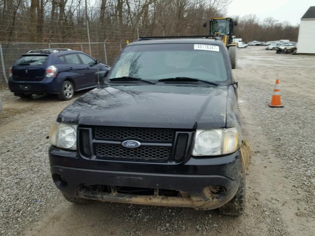 1FMYU70E52UB91403 - 2002 FORD EXPLORER S BLACK photo 9