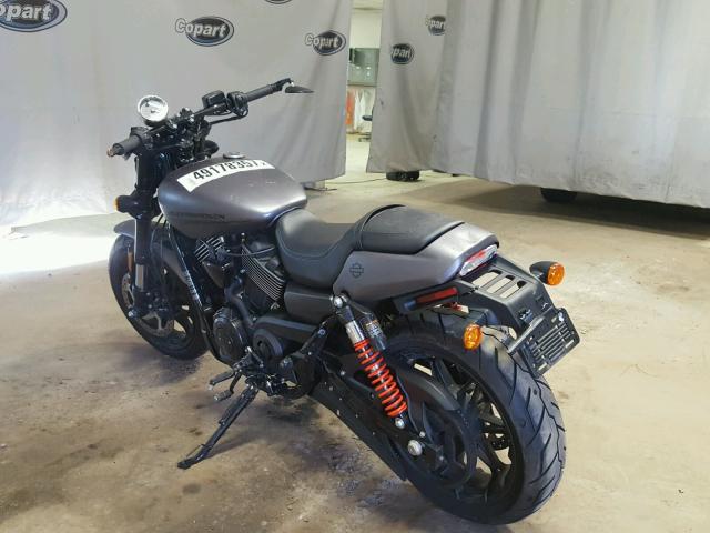 1HD4NCG26HC512043 - 2017 HARLEY-DAVIDSON XG750A A GRAY photo 3