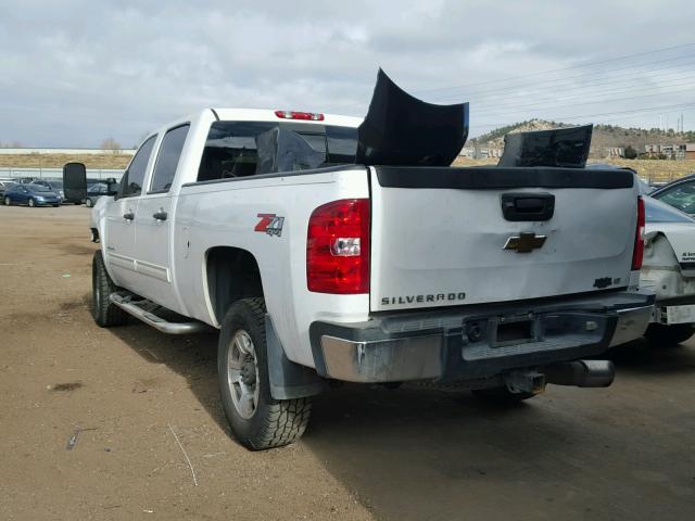 1GC4KXB64AF101482 - 2010 CHEVROLET SILVERADO WHITE photo 3