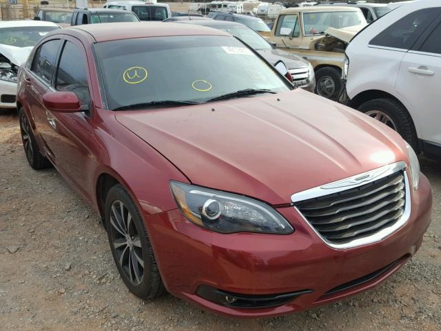 1C3CCBBB9EN185162 - 2014 CHRYSLER 200 TOURIN RED photo 1