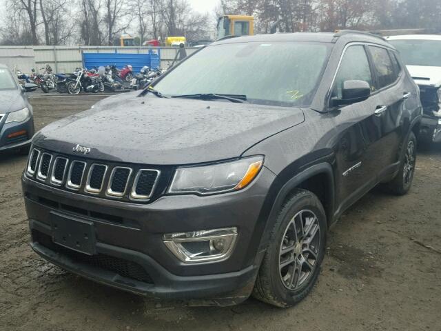 3C4NJCBB7HT647769 - 2017 JEEP COMPASS LA GRAY photo 2