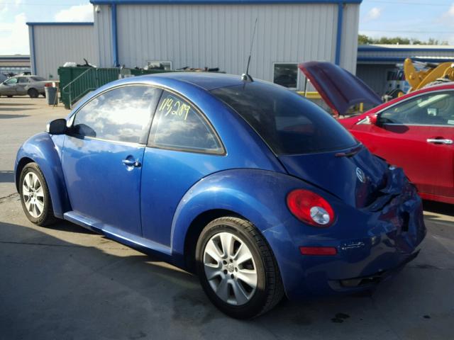 3VWPW31C88M513803 - 2008 VOLKSWAGEN NEW BEETLE BLUE photo 3