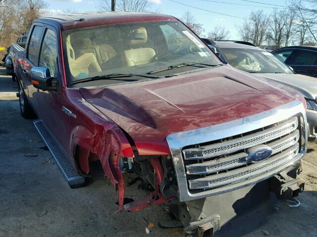 1FTFW1EF2DFC16351 - 2013 FORD F150 SUPER RED photo 1
