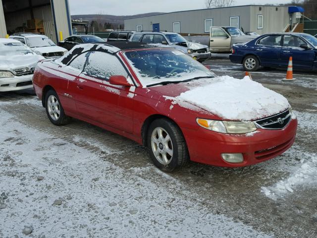 2T1FF28P81C506897 - 2001 TOYOTA CAMRY SOLA RED photo 1