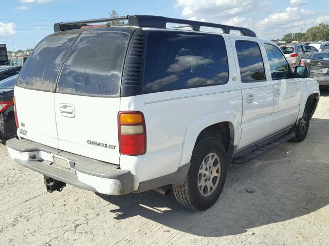 3GNFK16Z12G250076 - 2002 CHEVROLET SUBURBAN K WHITE photo 4