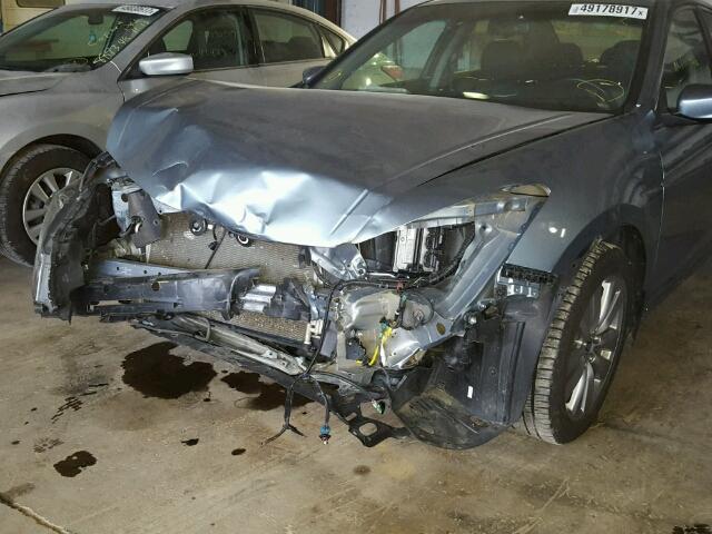 1HGCP2F80CA063732 - 2012 HONDA ACCORD EXL BLUE photo 9