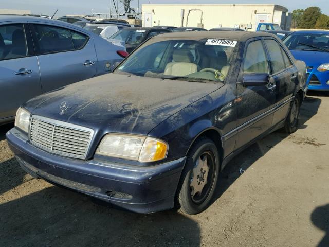 WDBHA23G0WA577973 - 1998 MERCEDES-BENZ C 230 BLUE photo 2