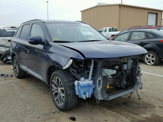 JA4AZ3A33GZ007867 - 2016 MITSUBISHI OUTLANDER BLUE photo 1