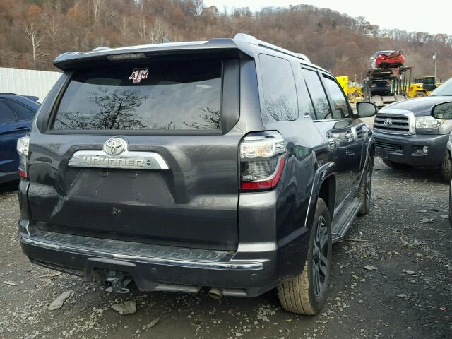 JTEBU5JR9H5427565 - 2017 TOYOTA 4RUNNER SR GRAY photo 4