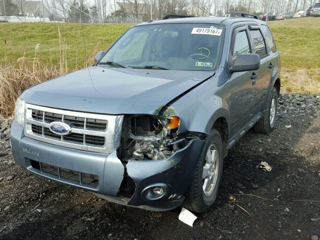 1FMCU9D79BKB69921 - 2011 FORD ESCAPE XLT BLUE photo 2