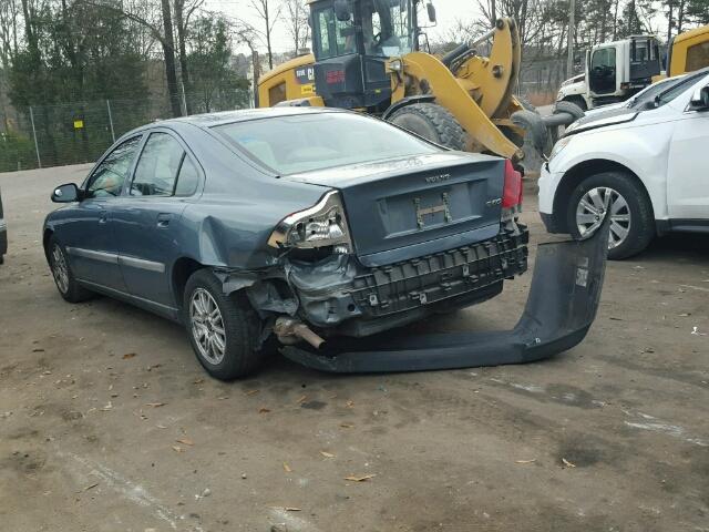 YV1RS61T032274086 - 2003 VOLVO S60 GRAY photo 3