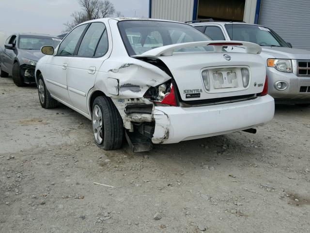 3N1CB51D36L585547 - 2006 NISSAN SENTRA 1.8 WHITE photo 3