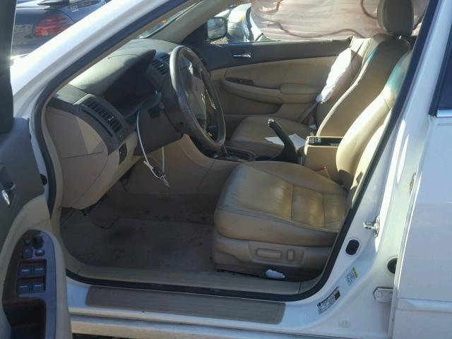 1HGCM66527A045471 - 2007 HONDA ACCORD EX WHITE photo 5