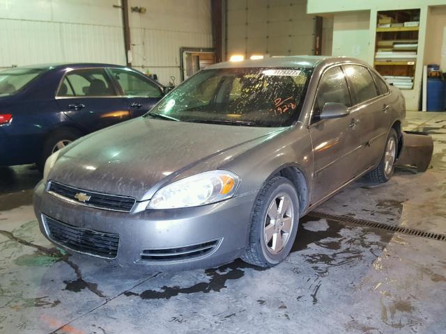 2G1WT55K269421928 - 2006 CHEVROLET IMPALA LT GRAY photo 2