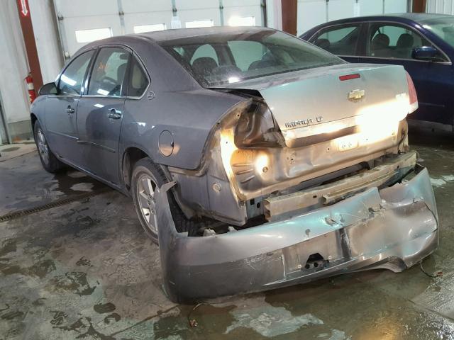 2G1WT55K269421928 - 2006 CHEVROLET IMPALA LT GRAY photo 3