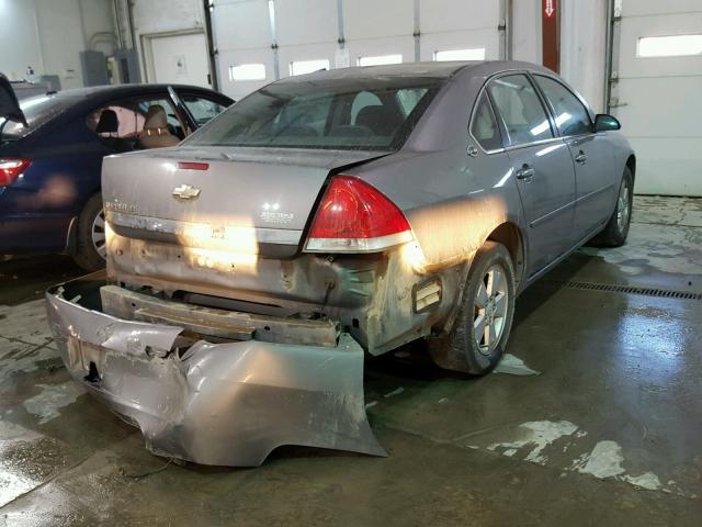 2G1WT55K269421928 - 2006 CHEVROLET IMPALA LT GRAY photo 4