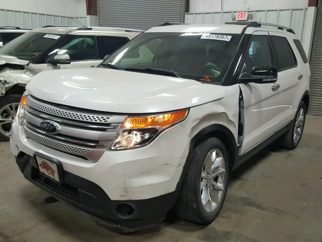 1FM5K7D80FGA51423 - 2015 FORD EXPLORER X WHITE photo 2