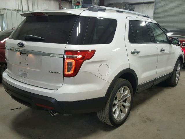 1FM5K7D80FGA51423 - 2015 FORD EXPLORER X WHITE photo 4