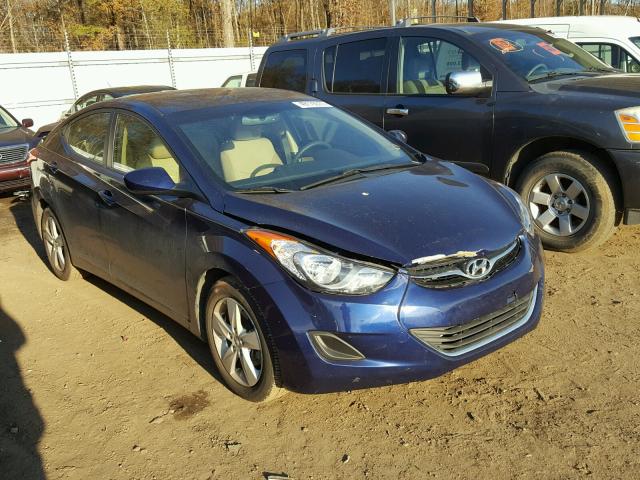 5NPDH4AE7DH274705 - 2013 HYUNDAI ELANTRA GL PURPLE photo 1