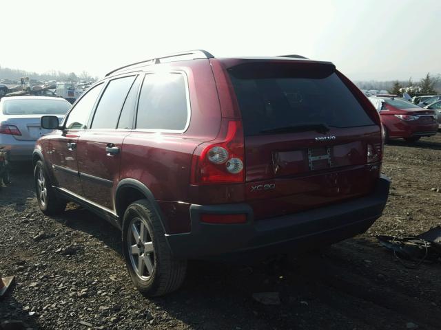 YV1CZ592851146274 - 2005 VOLVO XC90 RED photo 3