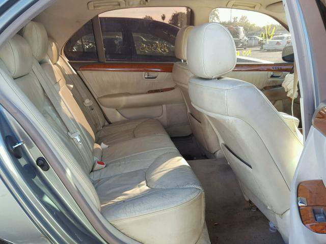 JTHBN30F020059390 - 2002 LEXUS LS 430 GRAY photo 6