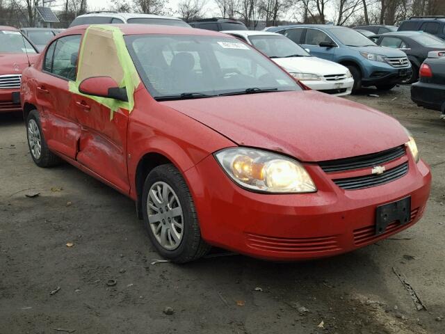 1G1AT58H797246205 - 2009 CHEVROLET COBALT LT RED photo 1