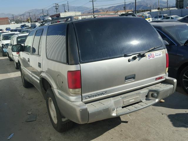 1GKCS13WXX2539855 - 1999 GMC JIMMY GRAY photo 3