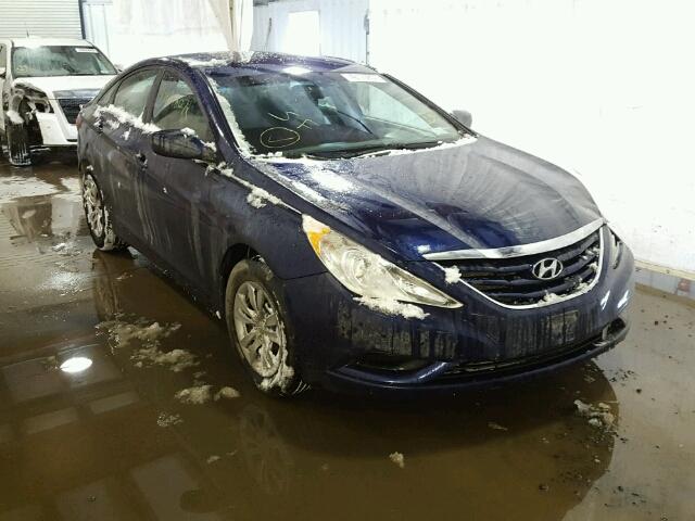 5NPEB4AC7CH372040 - 2012 HYUNDAI SONATA GLS BLUE photo 1