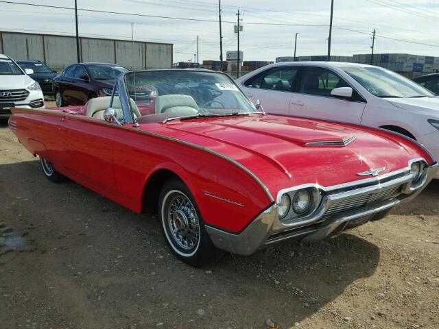 1Y73Z116486 - 1961 FORD T-BIRD RED photo 1