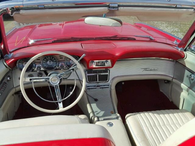 1Y73Z116486 - 1961 FORD T-BIRD RED photo 9