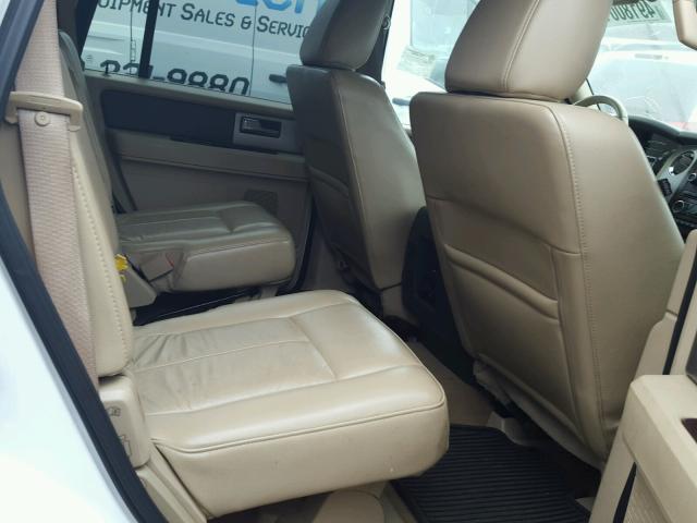 1FMJU1J54BEF55902 - 2011 FORD EXPEDITION WHITE photo 6