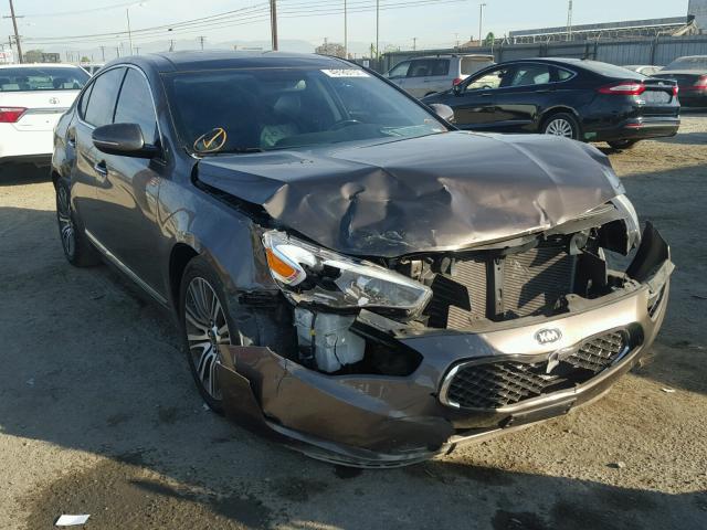 KNALN4D75E5146334 - 2014 KIA CADENZA PR BROWN photo 1