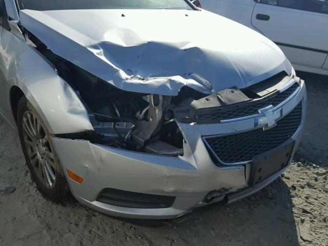 1G1PJ5SC6C7309573 - 2012 CHEVROLET CRUZE ECO SILVER photo 9