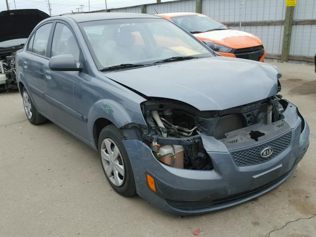 KNADE123476194083 - 2007 KIA RIO BASE GRAY photo 1