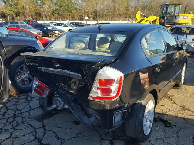 3N1AB6AP9BL609190 - 2011 NISSAN SENTRA 2.0 BLACK photo 4