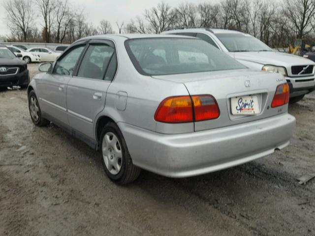 2HGEJ8547XH589875 - 1999 HONDA CIVIC EX SILVER photo 3