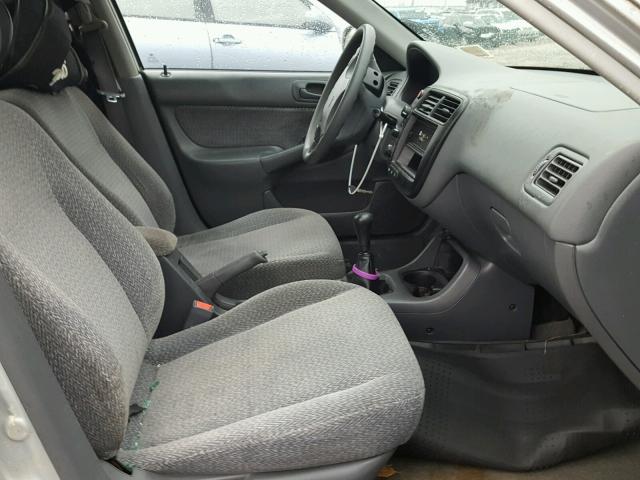 2HGEJ8547XH589875 - 1999 HONDA CIVIC EX 银色 照片 5