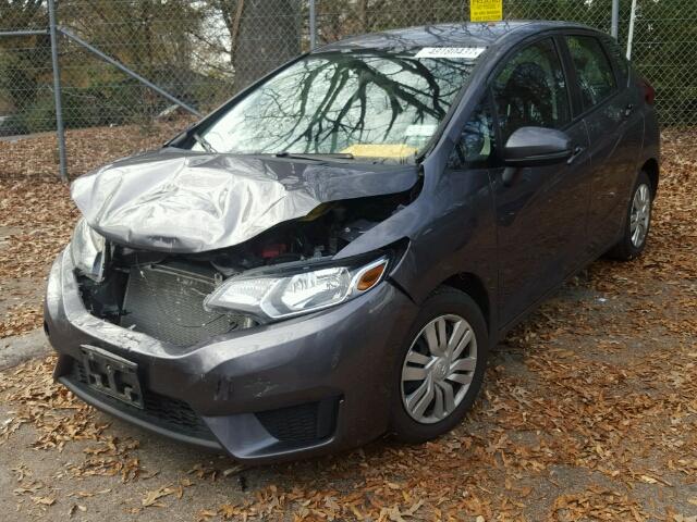 3HGGK5H54FM732578 - 2015 HONDA FIT LX Gri fotoğraf 2