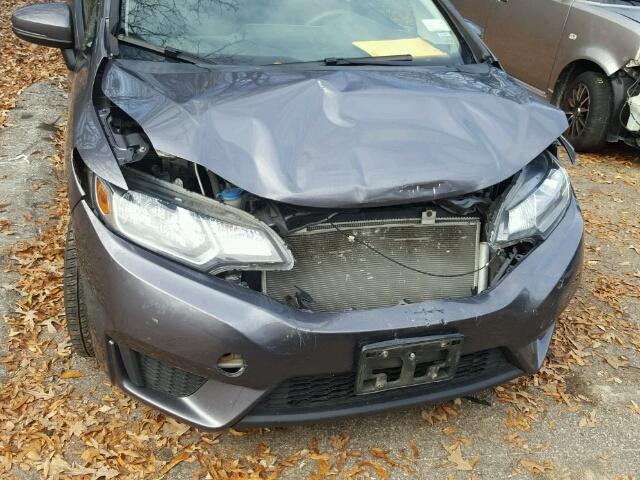 3HGGK5H54FM732578 - 2015 HONDA FIT LX Gri fotoğraf 9
