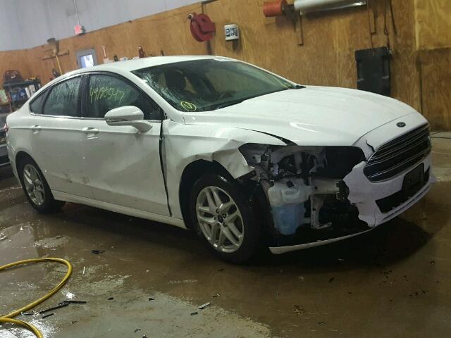 3FA6P0H75GR330210 - 2016 FORD FUSION SE WHITE photo 1