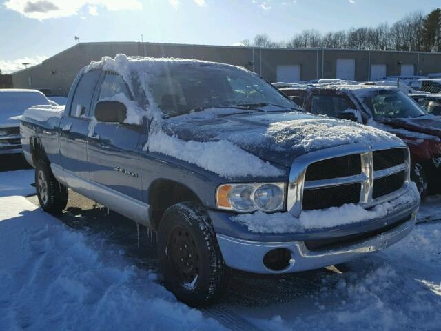 1D7HU18N45S325104 - 2005 DODGE RAM 1500 S BLUE photo 1