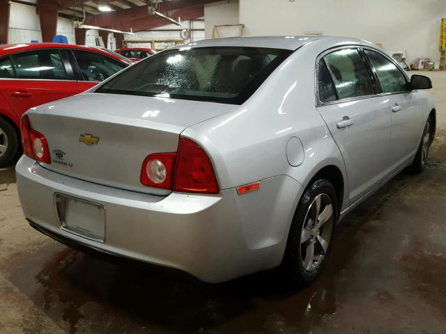 1G1ZC5E12BF389035 - 2011 CHEVROLET MALIBU 1LT ვერცხლისფერი ფოტო 4