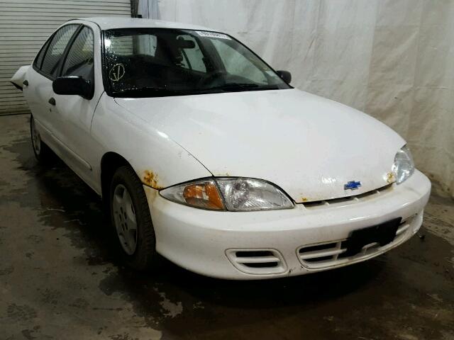 1G1JC524027346674 - 2002 CHEVROLET CAVALIER B WHITE photo 1