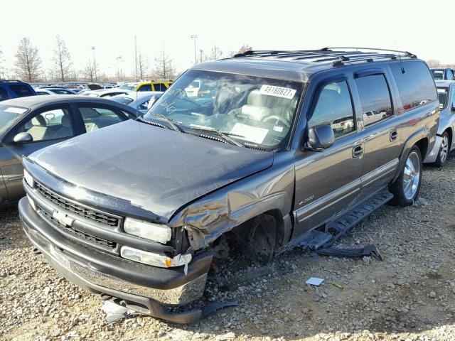 3GNGK26U5YG174224 - 2000 CHEVROLET SUBURBAN K GRAY photo 9