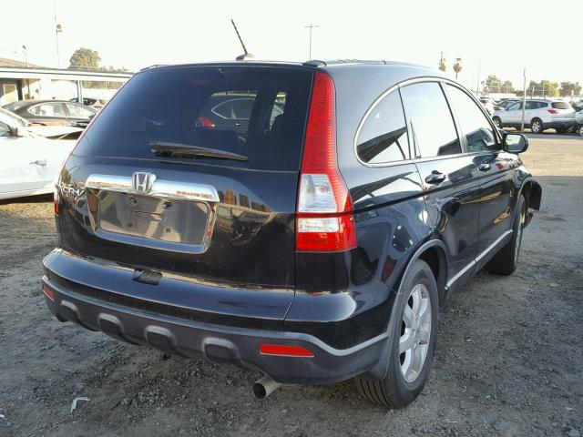 JHLRE38778C015779 - 2008 HONDA CR-V EXL BLACK photo 4