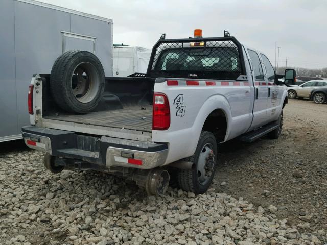 1FT7W3B60FEA71467 - 2015 FORD F350 SUPER WHITE photo 4