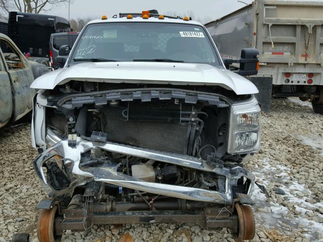 1FT7W3B60FEA71467 - 2015 FORD F350 SUPER WHITE photo 9