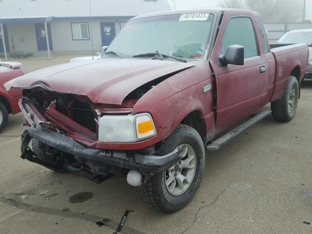 1FTZR45E37PA77262 - 2007 FORD RANGER SUP RED photo 2