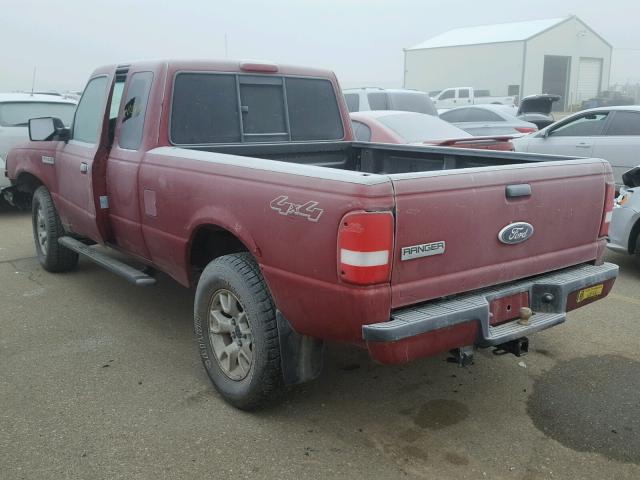 1FTZR45E37PA77262 - 2007 FORD RANGER SUP RED photo 3