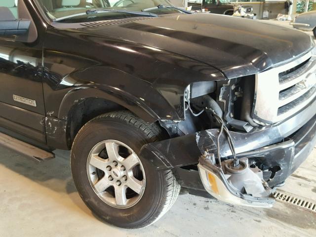 1FMFU16538LA03486 - 2008 FORD EXPEDITION BLUE photo 9